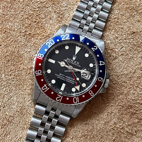 rolex gmt master pepsi matte dial 16750|Rolex gmt blue Pepsi.